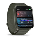 Garmin Venu® X1 - Moss with Titanium Caseback  
