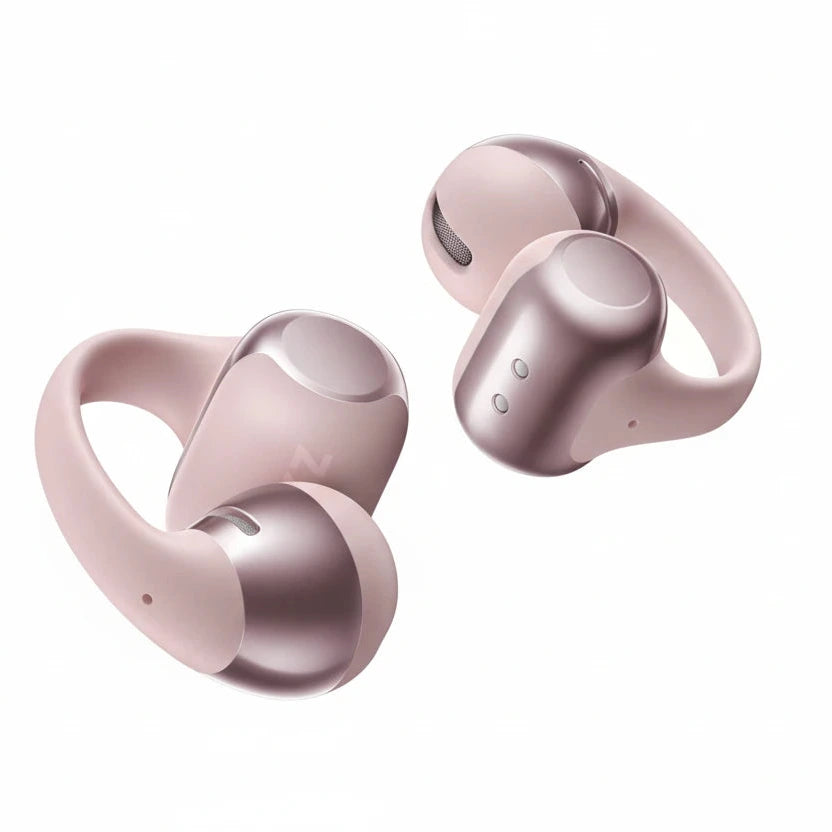 Pink Open Dots One Bone Conducting headphones from Shokz