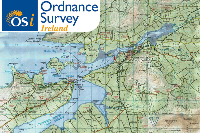 Ordnance Survey Ireland OSI Laminated 1:50k Map - Sheets 30-59