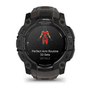 Instinct 3 – 50 mm | AMOLED - Black with Charcoal Band