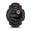 Instinct 3 – 45 mm | Solar - Black with Black Band