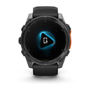 Garmin fēnix® 8 – 51 mm | AMOLED - Slate Grey with Black Silicone Band  