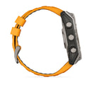 Garmin fēnix® 8 – 51 mm | AMOLED - Sapphire, Titanium with Spark Orange Band  