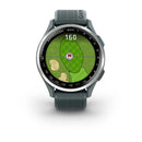 Approach® S44 - Silver Aluminium with Twilight Silicone Band