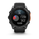 Garmin fēnix® 8 – 51 mm | AMOLED - Slate Grey with Black Silicone Band  