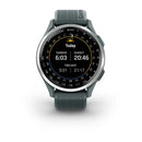 Approach® S44 - Silver Aluminium with Twilight Silicone Band