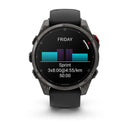 Garmin fēnix® 8 Pro – 47 mm | AMOLED - Sapphire, Carbon grey DLC titanium  