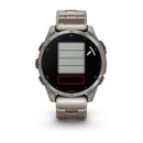 Garmin fēnix® 8 – 47 mm | AMOLED - Sapphire, Titanium with Titanium Band  