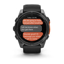 Garmin fēnix® 8 – 51 mm | AMOLED - Slate Grey with Black Silicone Band  