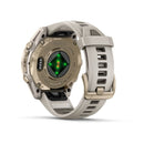 Garmin fēnix® 8 – 43 mm | AMOLED - Sapphire, Soft Gold with Fog Silicone Band  