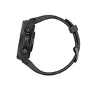 Garmin fēnix® 8 – 43 mm | AMOLED - Sapphire, Carbon, Titanium with Black Silicone Band  