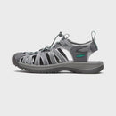 Women's Whisper Sandal - Medium Grey/Peacock Green