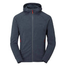 Rab Men's Nexus Hoody front flat lay, Steel