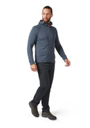 Rab Men's Nexus Hoody side profile, Steel