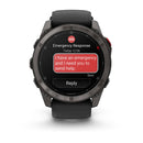 Garmin fēnix® 8 Pro – 51 mm | AMOLED - Sapphire, Carbon grey DLC titanium  