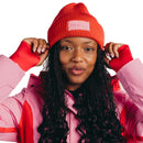 RuaNua Ribbed Logo Beanie  