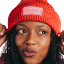 RuaNua Ribbed Logo Beanie  