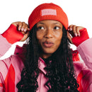 RuaNua Ribbed Logo Beanie  