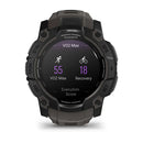 Instinct 3 – 50 mm | AMOLED - Black with Charcoal Band