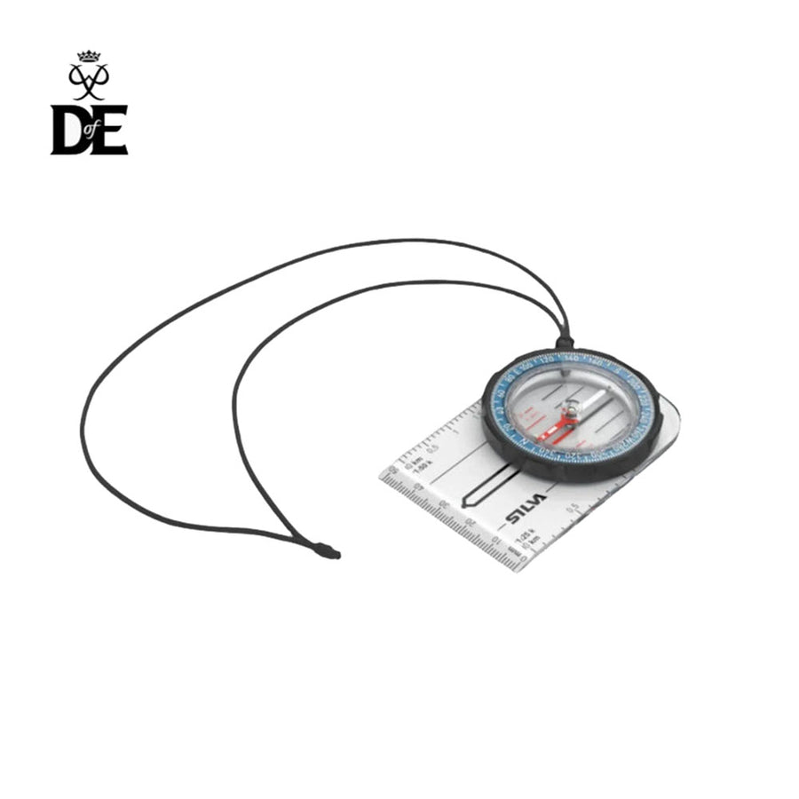 Silva field Compass with ruler on a white background