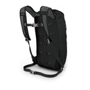 Osprey Daylite Cinch Backpack back view, Black