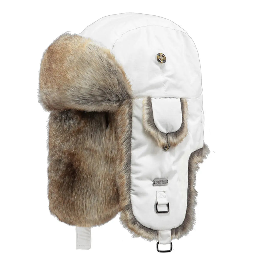 Stay warm with the BARTS Kamikaze Hat. Durable polyamide, warm faux fur lining, and adjustable earflaps. Perfect for winter.
