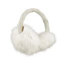 BARTS Faux Fur Earmuffs in heather brown. Plush faux fur, stylish knit headband, and adjustable fit. Ideal for winter fashion.
