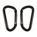 Karabiner 8mm Twinpack - Black