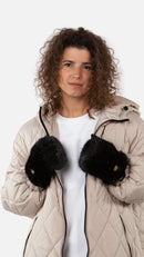 Barts Fur Mitts - Black - Great Outdoors Ireland