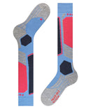 Falke SK2 Intermediate Ski Socks - Blue Note - Great Outdoors Ireland