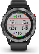 Garmin Fēnix® 6 Solar - SIlver/Black - Great Outdoors Ireland