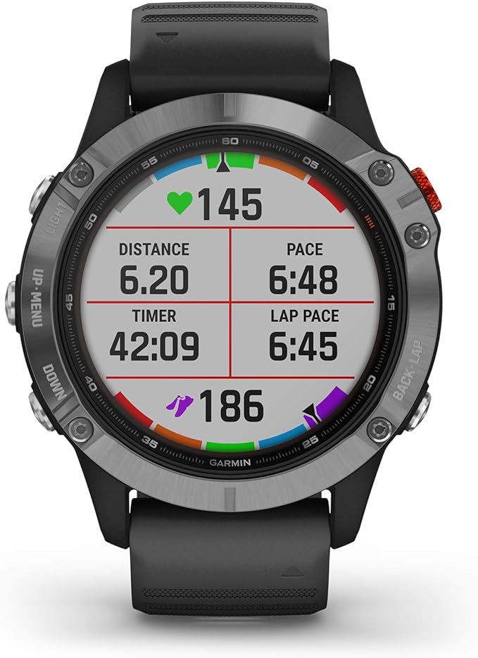 Garmin Fēnix® 6 Solar - SIlver/Black - Great Outdoors Ireland