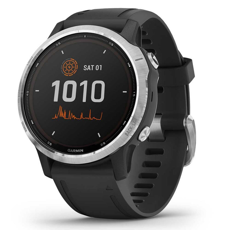 Garmin Fēnix® 6S Solar - SIlver/Black - Great Outdoors Ireland