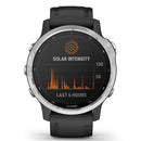 Garmin Fēnix® 6S Solar - SIlver/Black - Great Outdoors Ireland