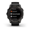 Garmin Fēnix® 7 Pro Sapphire Solar - Carbon/Titanium - Great Outdoors Ireland