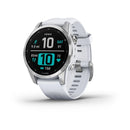 Garmin Fēnix® 7S Standard - Silver/Whitestone - Great Outdoors Ireland