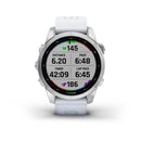 Garmin Fēnix® 7S Standard - Silver/Whitestone - Great Outdoors Ireland