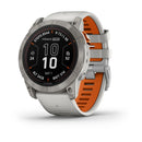 Garmin Fēnix® 7X Pro Sapphire Solar - Grey Fog/Orange - Great Outdoors Ireland