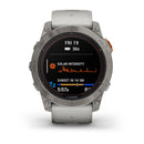 Garmin Fēnix® 7X Pro Sapphire Solar - Grey Fog/Orange - Great Outdoors Ireland