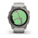 Garmin Fēnix® 7X Pro Sapphire Solar - Grey Fog/Orange - Great Outdoors Ireland