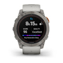 Garmin Fēnix® 7X Pro Sapphire Solar - Grey Fog/Orange - Great Outdoors Ireland