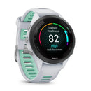 Garmin Forerunner® 265s Music - White/Turquoise - Great Outdoors Ireland