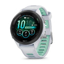 Garmin Forerunner® 265s Music - White/Turquoise - Great Outdoors Ireland