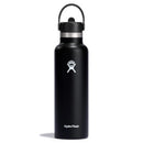 Hydroflask 21 oz Standard Flex Straw Cap - Black - Great Outdoors Ireland