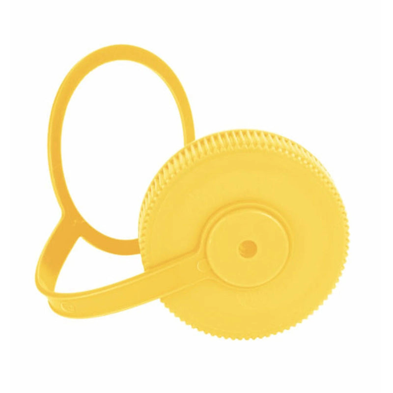 Nalgene 63mm Wide Mouth Loop Top Cap - Yellow - Great Outdoors Ireland