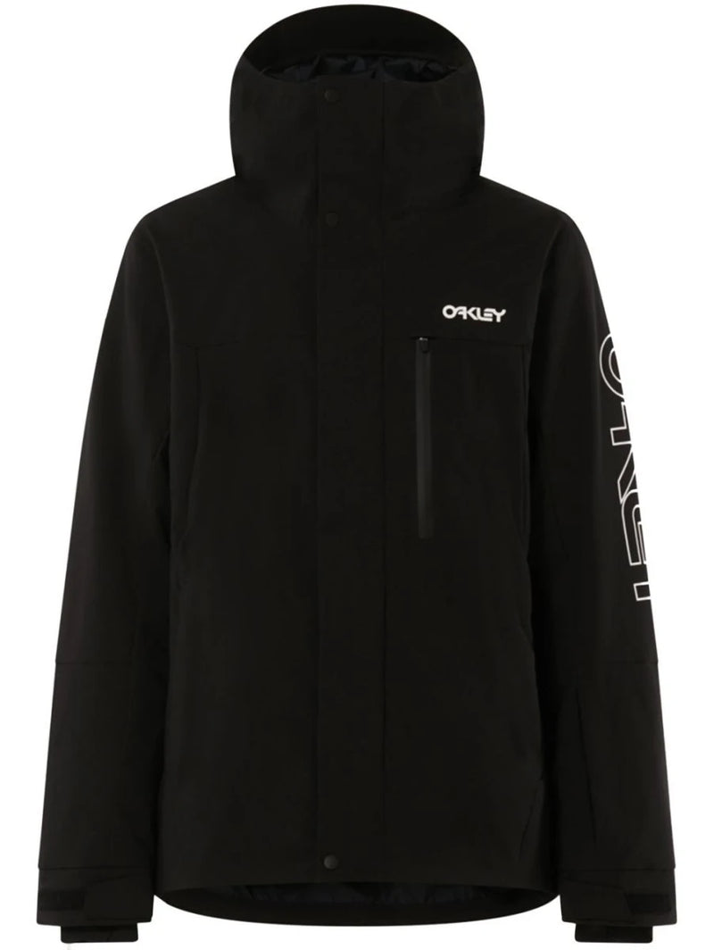 Oakley Tnp Tbt Insulated Ski Jacket - Black/White - Great Outdoors Ireland