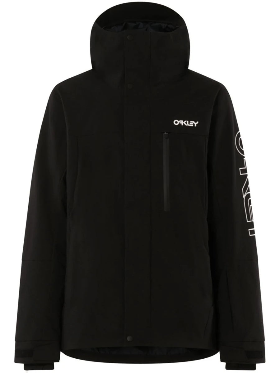 Oakley Tnp Tbt Insulated Ski Jacket - Black/White - Great Outdoors Ireland