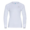 Odlo Active Warm Eco Long Sleeve Crew Baselayer - White - Great Outdoors Ireland