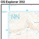 Ordnance Survey U.K. Explorer 392 - Ben Nevis & Fort William 1:25,000 - Great Outdoors Ireland