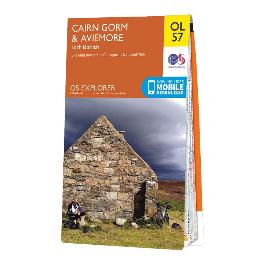 Ordnance Survey U.K. Explorer OL57 - Cairn Gorm & Aviemore 1:25,000 - Great Outdoors Ireland